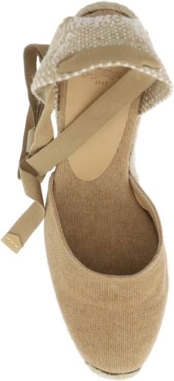 Castañer Stijlvolle Bruine Espadrilles Brown Dames