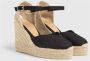 Castañer Stijlvolle Espadrille Sandalen Black Dames - Thumbnail 2