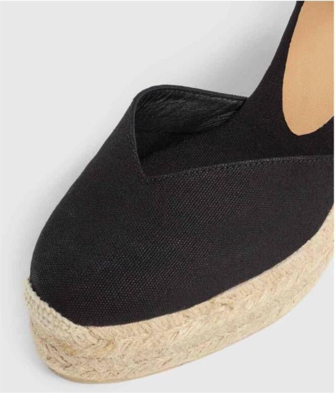 Castañer Stijlvolle Espadrille Sandalen Black Dames