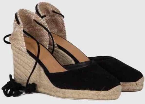 Castañer Stijlvolle Espadrille Sandalen voor Vrouwen Black Dames