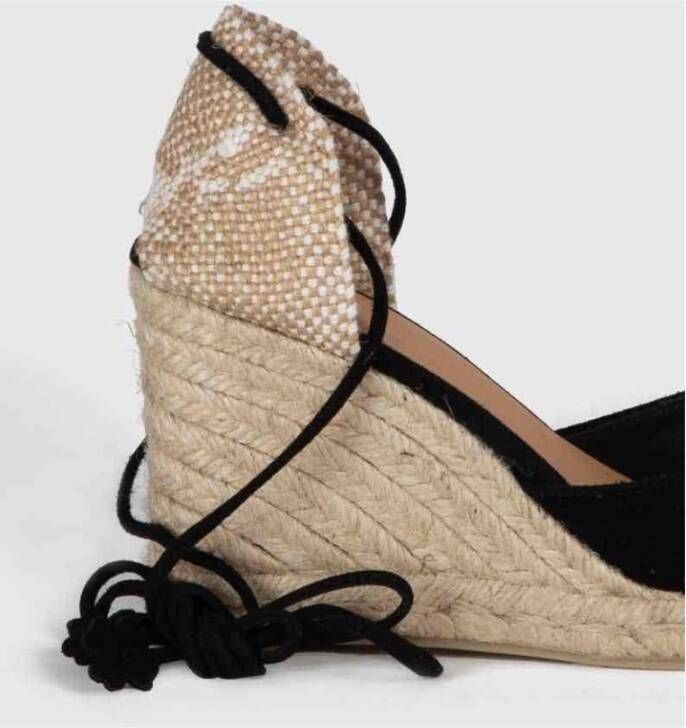 Castañer Stijlvolle Espadrille Sandalen voor Vrouwen Black Dames