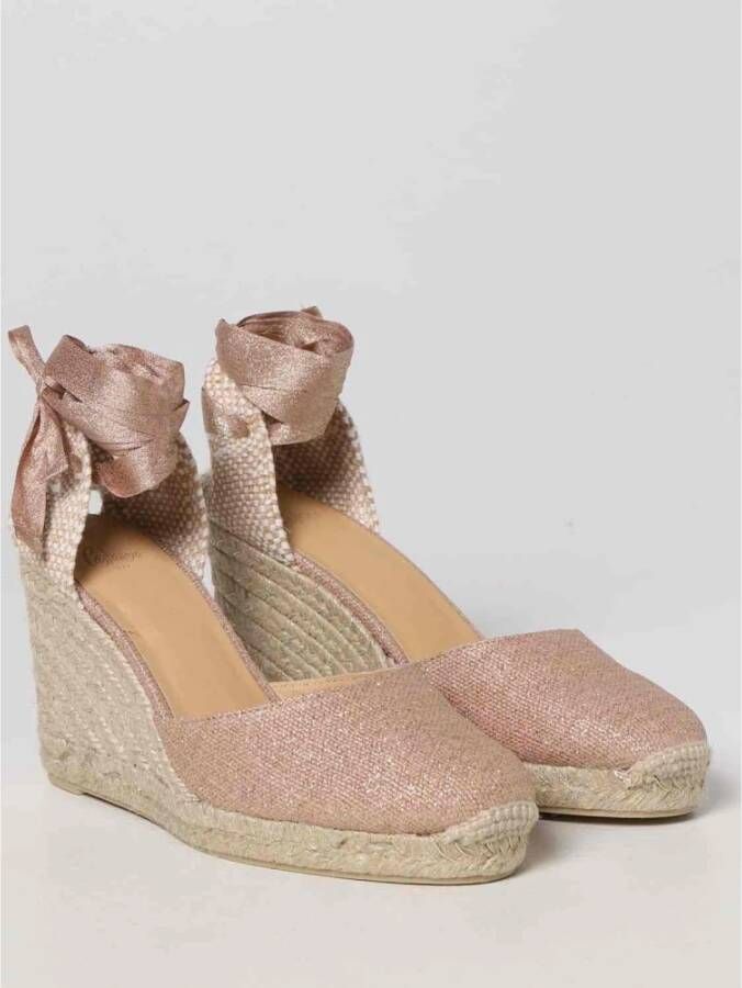 Castañer Stijlvolle Espadrille Sandalen voor Vrouwen Pink Dames
