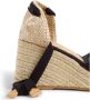 Castañer Tina katoenen espadrilles met striksluiting en 8 cm hak. Black Dames - Thumbnail 9