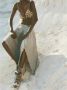 Castañer Unieke Leren Espadrille Sleehakken Beige Dames - Thumbnail 2