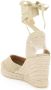 Castañer V-vormige Wedge Espadrilles met Strik Beige Dames - Thumbnail 5