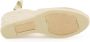 Castañer V-vormige Wedge Espadrilles met Strik Beige Dames - Thumbnail 8