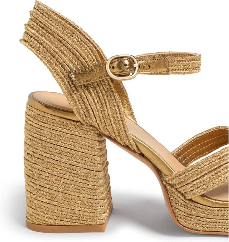 Castañer Valle 142 10 cm Sandalen Yellow Dames