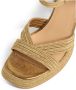 Castañer Gouden Hak Espadrilles voor Vrouwen Beige Dames - Thumbnail 5