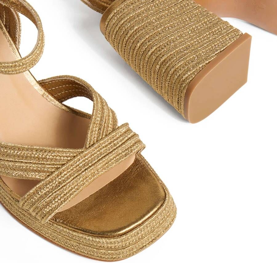 Castañer Valle 142 10 cm Sandalen Yellow Dames