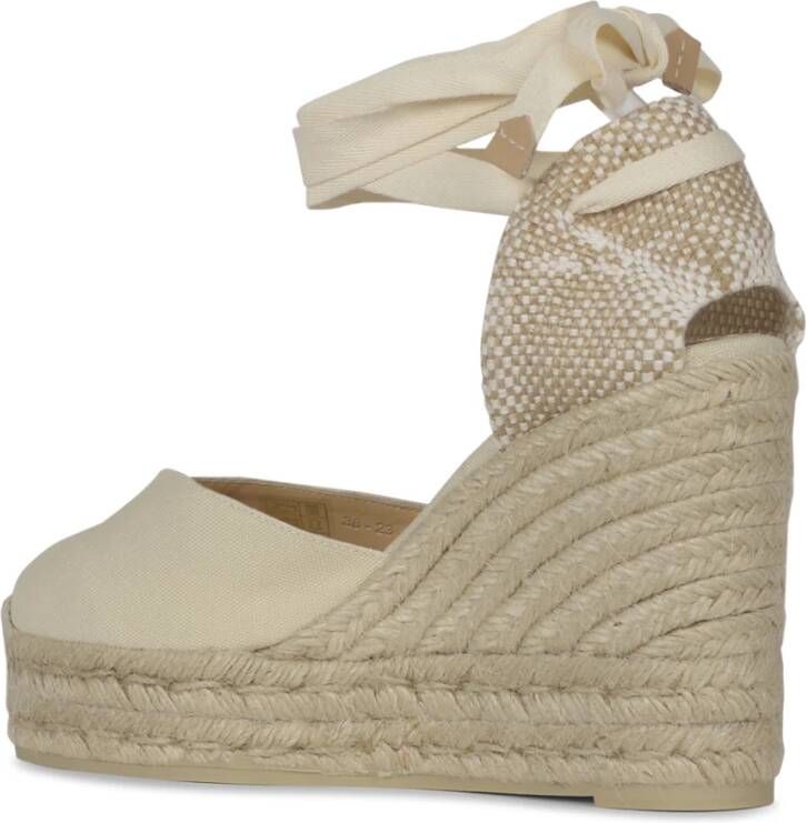 Castañer Wedge White Dames