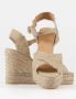 Castañer Verhoog je stijl met Bromelia Espadrille Sleehak Sandalen Beige Dames - Thumbnail 15