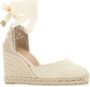 Castañer Witte Espadrille Sneakers met Enkelveters White Dames - Thumbnail 2