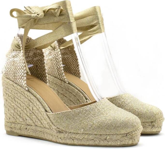 Castañer Wedges Yellow Dames
