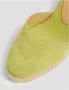 Castañer Wig Espadrilles met V-Cut Detail Green Dames - Thumbnail 4