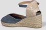 Castañer Wig Espadrilles met V-vormige Detail Blue Dames - Thumbnail 5