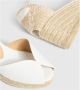 Castañer Bilina gewassen-katoenen espadrilles met striksluiting en 7 cm sleehak. - Thumbnail 5