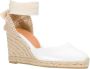 Castañer Witte Espadrille Sneakers met Enkelveters White Dames - Thumbnail 17
