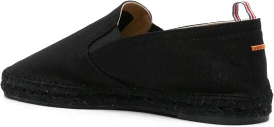 Castañer Zwarte Canvas Slip-On Espadrilles