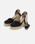 Castañer Stijlvolle Espadrilles voor Vrouwen Black Dames - Thumbnail 5