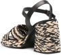 Castañer Zwarte Geweven Kruisband Sandalen Black Dames - Thumbnail 3