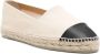 Castañer Zwarte platte espadrilles met zwarte neus Multicolor Dames - Thumbnail 3