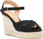 Castañer Zwarte Sleehak Espadrilles Sandalen Black Dames - Thumbnail 2