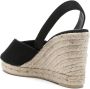 Castañer Brisa katoenen sandalen met 9 cm sleehak. - Thumbnail 3