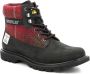 Caterpillar CAT Colorado 2.0 Harris Tweed Boots Laarzen Leer Zwart P111324 - Thumbnail 4