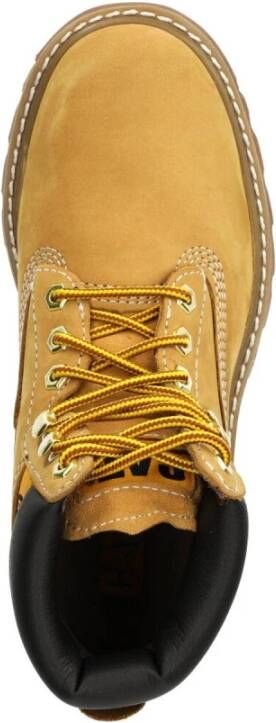 CAT Suède leren werkschoenen Yellow Heren