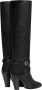 Celine Leren laarzen met goudkleurige gesp Black Dames - Thumbnail 2