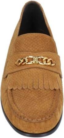 Celine Leren Loafers met Franje Detail