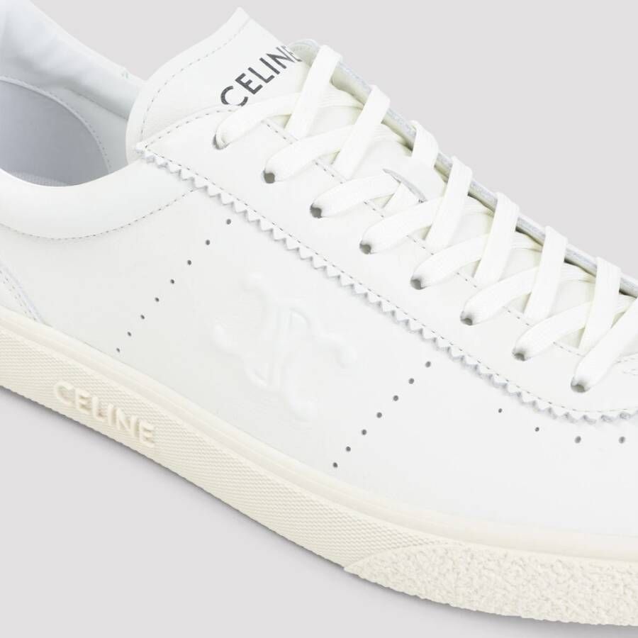 Celine Off-White Lage Veterschoenen Triomphe