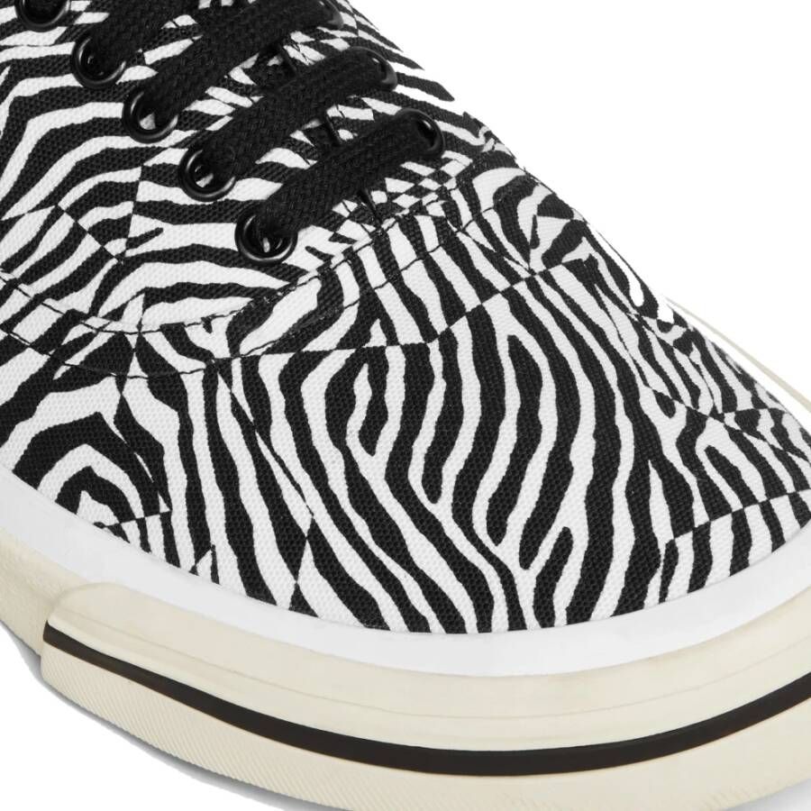 Celine Sneaker met Zebra Print en Rubberen Zool