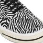 Celine Zebra Print Canvas Sneaker Multicolor Heren - Thumbnail 3