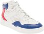 Celine Witte Leren Atletische Sneakers met Logo's - Thumbnail 3