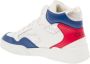 Celine Witte Leren Atletische Sneakers met Logo's - Thumbnail 4