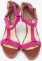 Celine Vintage Pre-owned Canvas sandals Pink Dames - Thumbnail 2