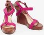 Celine Vintage Pre-owned Canvas sandals Pink Dames - Thumbnail 3
