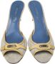 Celine Vintage Pre-owned Canvas sandals White Dames - Thumbnail 2