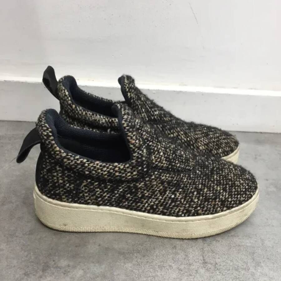 Celine Vintage Pre-owned Canvas sneakers Black Dames