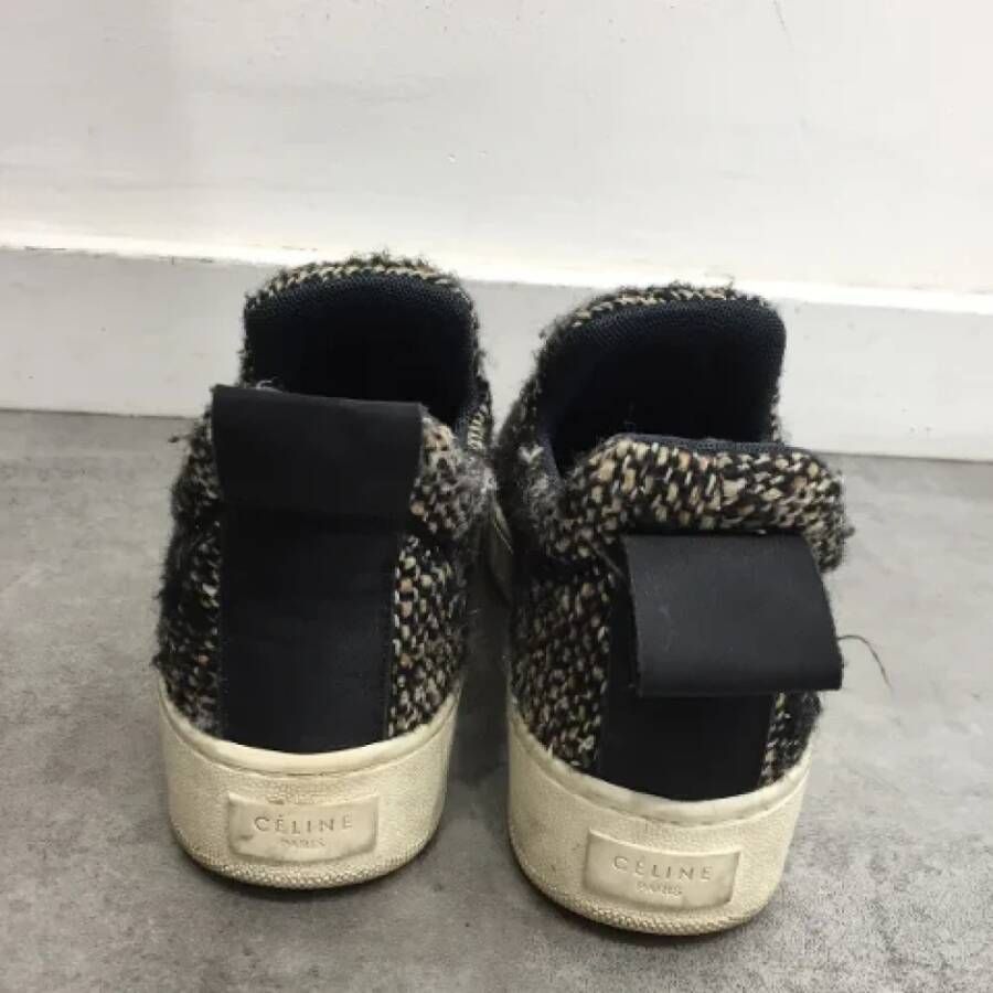 Celine Vintage Pre-owned Canvas sneakers Black Dames