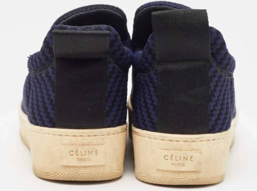 Celine Vintage Pre-owned Canvas sneakers Blue Dames