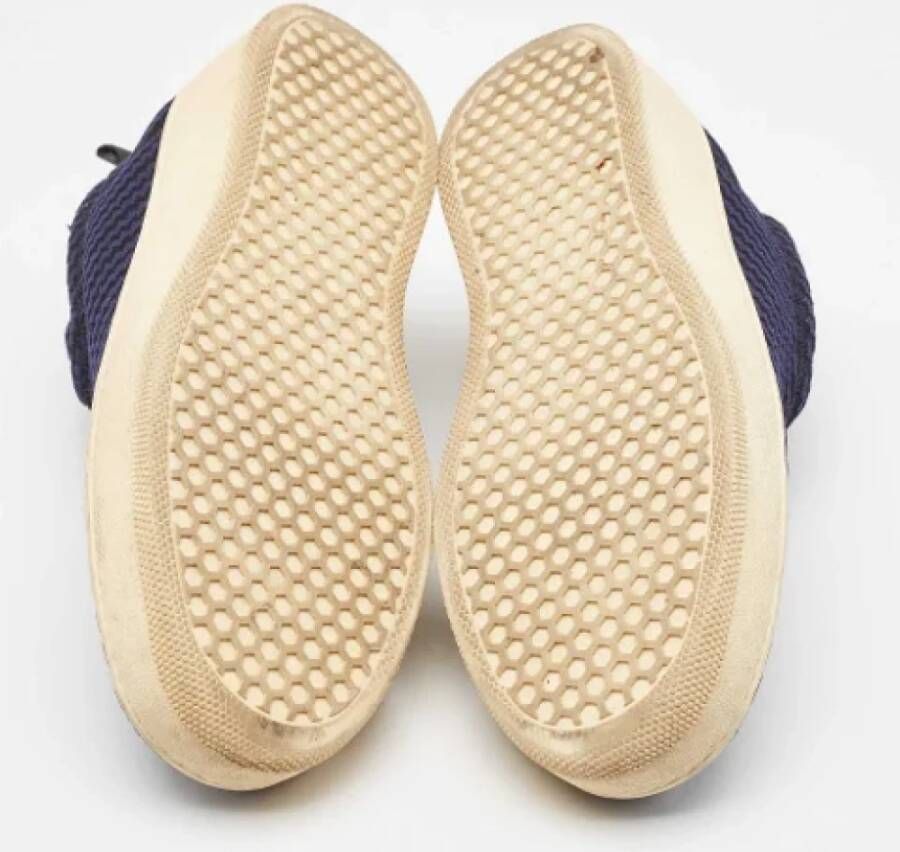 Celine Vintage Pre-owned Canvas sneakers Blue Dames