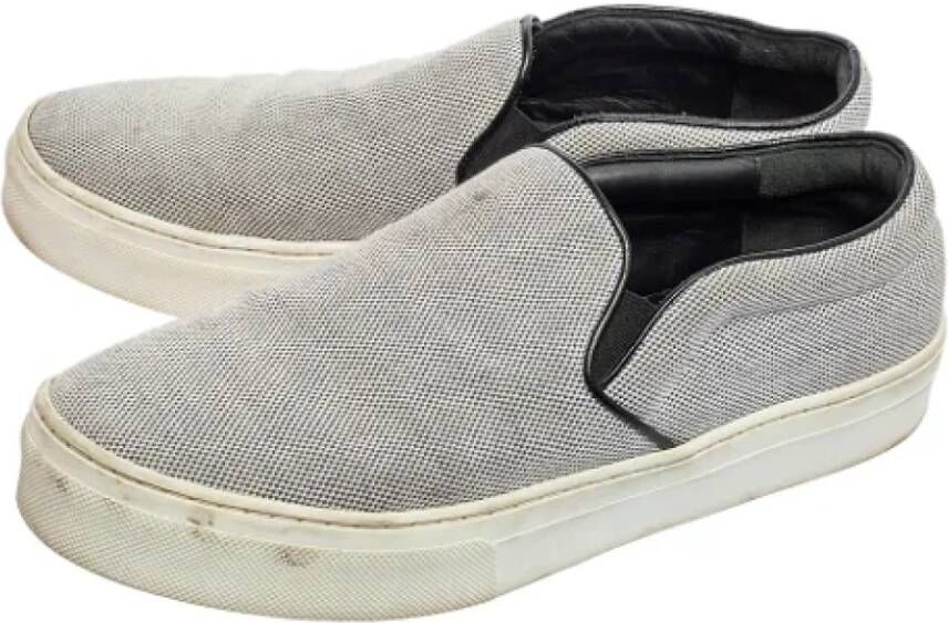 Celine Vintage Pre-owned Canvas sneakers White Dames