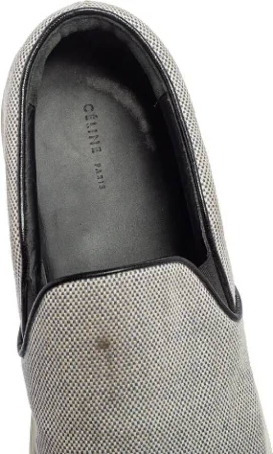 Celine Vintage Pre-owned Canvas sneakers White Dames