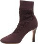 Celine Vintage Pre-owned Cotton boots Red Dames - Thumbnail 4