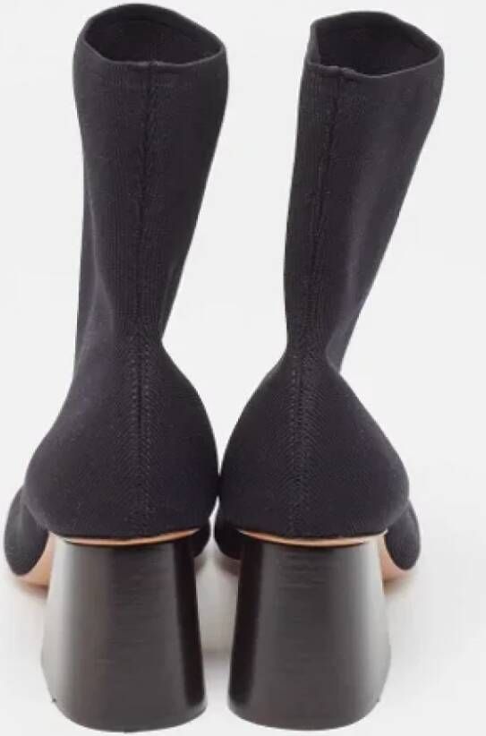 Celine Vintage Pre-owned Fabric boots Black Dames