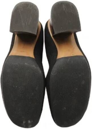 Celine Vintage Pre-owned Fabric boots Black Dames