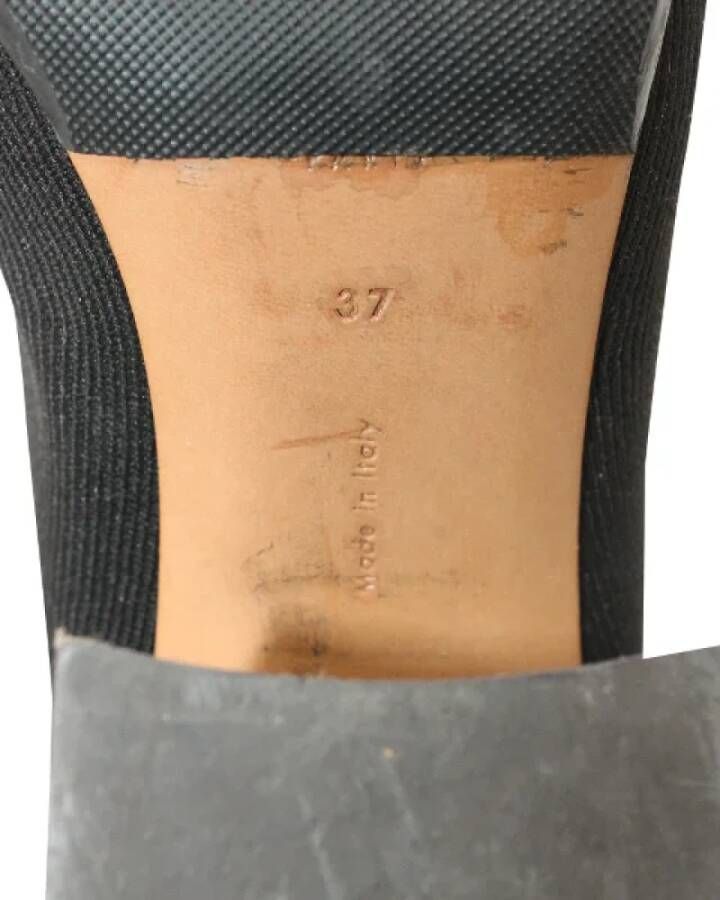 Celine Vintage Pre-owned Fabric boots Black Dames
