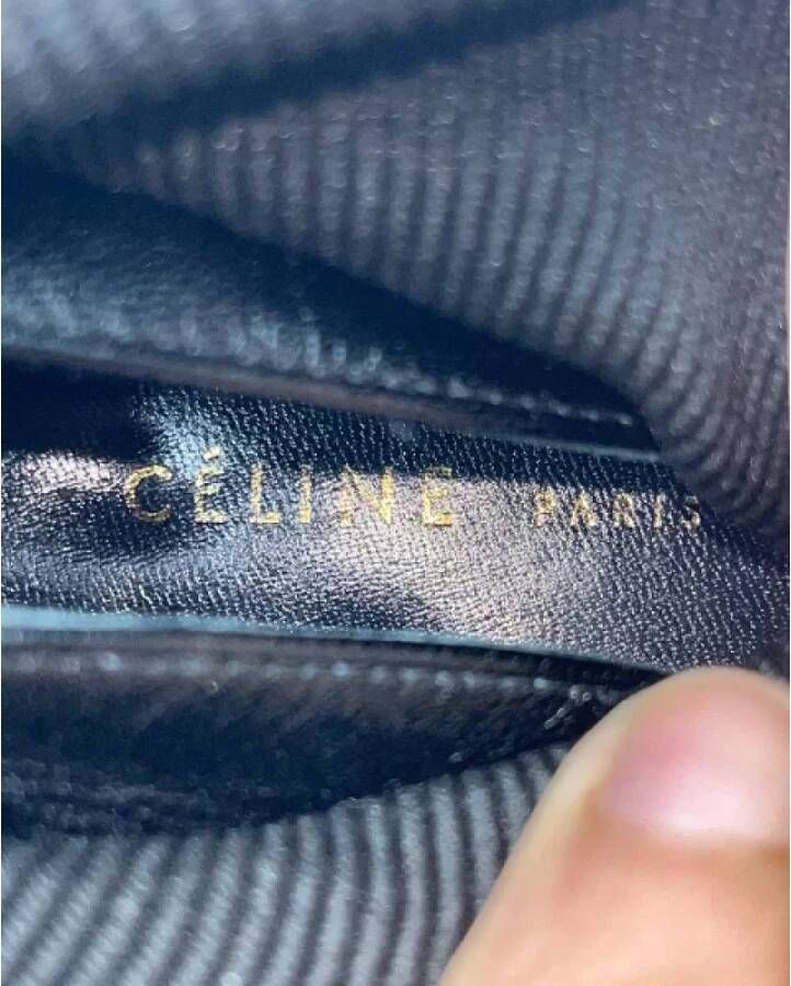 Celine Vintage Pre-owned Fabric boots Black Dames